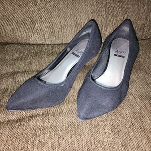 Impo Black Stretch Pointed Heels